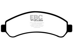 Alternative view of EBC 98-05 Chevrolet Blazer 4.3 2WD Yellowstuff Front Brake Pads