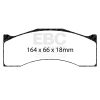 EBC Racing AP Racing CP6766 D50 / Brembo XA3.40.XX SR-21 Sintered Race Brake Pads