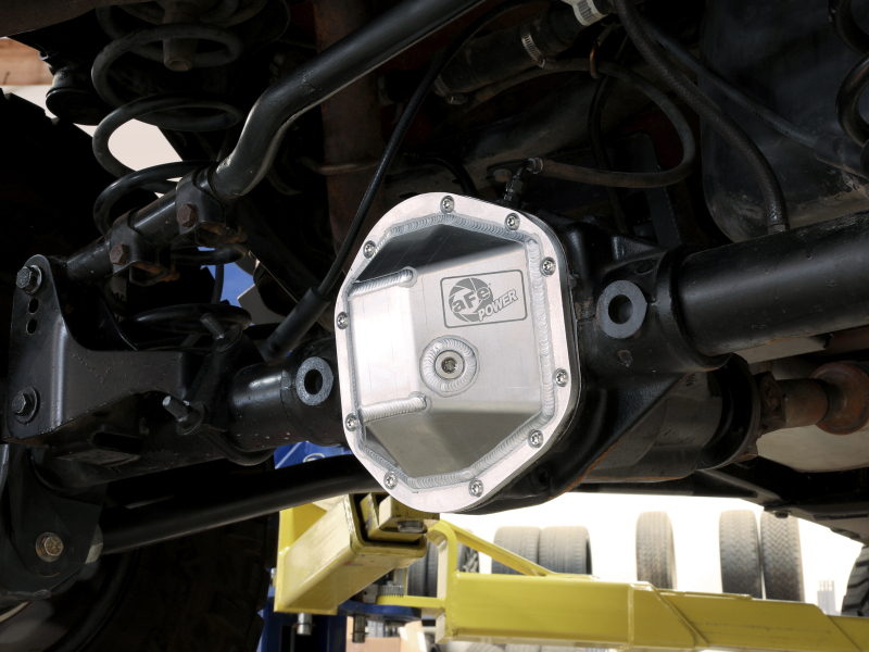 aFe 97-18 Jeep Wrangler TJ/JK Dana 44 Street Series Differential Cover w/ Machined Fins - Aluminum - Image 6