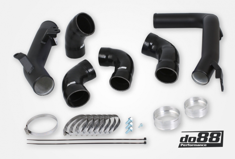 do88 Volvo S60 V60 XC60 V90 S90 XC90 SPA Pressure Pipes Diesel do88 Intercooler Black Hoses