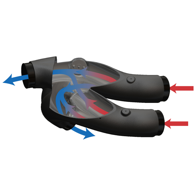 Injen 15-25 Ford F-150 V6-3.5L Twin Turbo PF Cold Air Intake System - Race Blue - Image 6