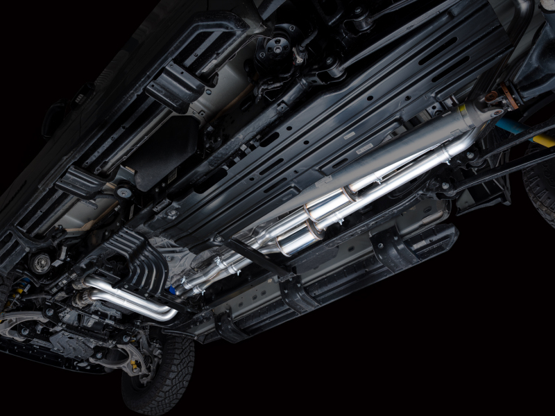 AWE Tuning 2025+ RAM 1500 3.0TT Rebel 0FG Cat-Back Exhaust w/ Chrome Silver Tips - Image 13