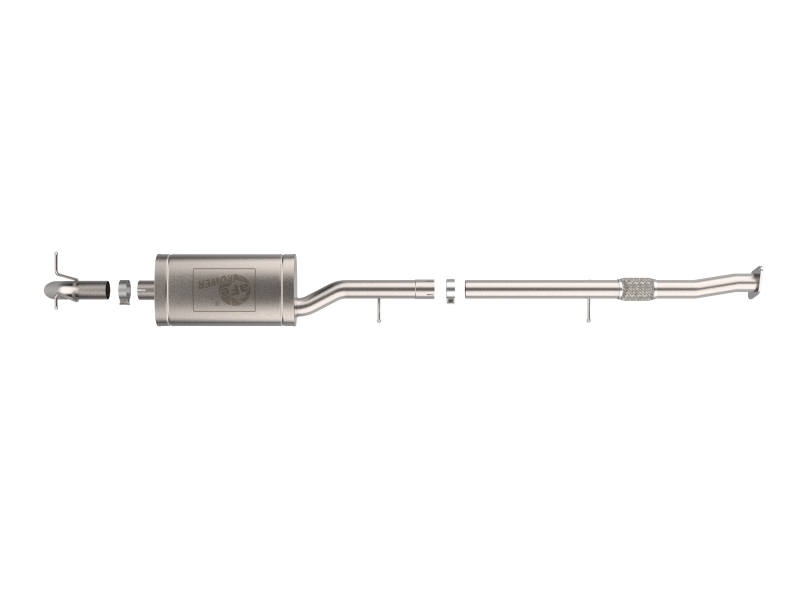 aFe 23-25 GM Colorado/Canyon L4-2.7L (t) ROCK BASHER 3 IN 409 Stainless Steel Cat-Back Exhaust - Image 3