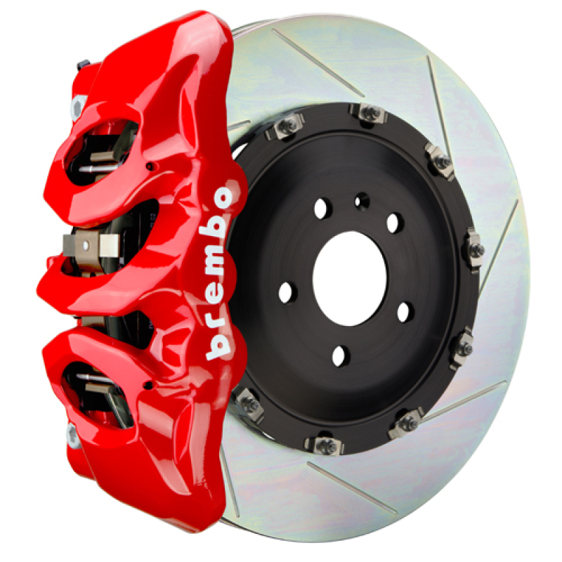 Brembo 25+ BMW X3 30 xDrive (G45) Front GT BBK 6 Piston Cast 380x34 2pc Rotor Slotted Type-1 - Red