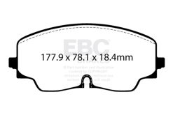 EBC Racing 20-24 Audi S3 RP-X Race Front Brake Pads - Image 4
