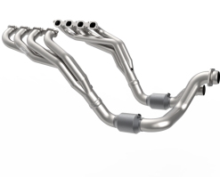 Alternative view of Kooks 20-22 Ford F250 7.3L V8 / Ford F350 7.3L V8 1-7/8in x 3in SS Headers w/ Green Catted Conn