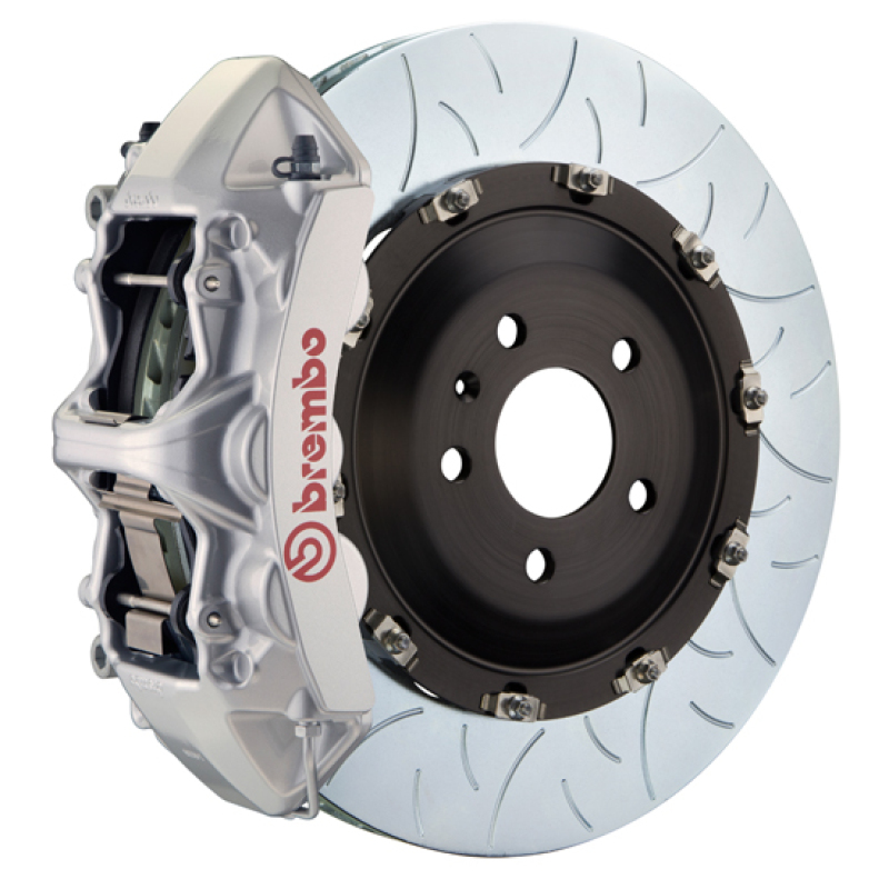 Brembo 25+ BMW X3 30 xDrive (G45) Front GT BBK 6 Piston Cast 380x34 2pc Rotor Slotted Type3 - Silver