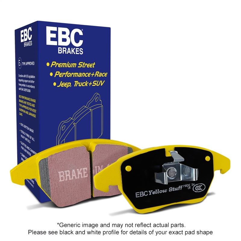 EBC 15+ Cadillac Escalade Ext/Esv 6.2 2WD Yellowstuff Front Brake Pads