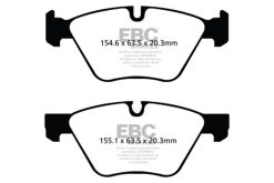 Alternative view of EBC 09+ BMW Z4 3.0 (E89) Yellowstuff Front Brake Pads