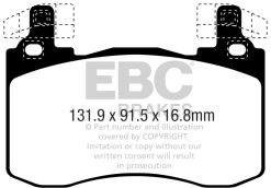 Alternative view of EBC 2019+ Genesis G70 2.0T Bluestuff Front Brake Pads