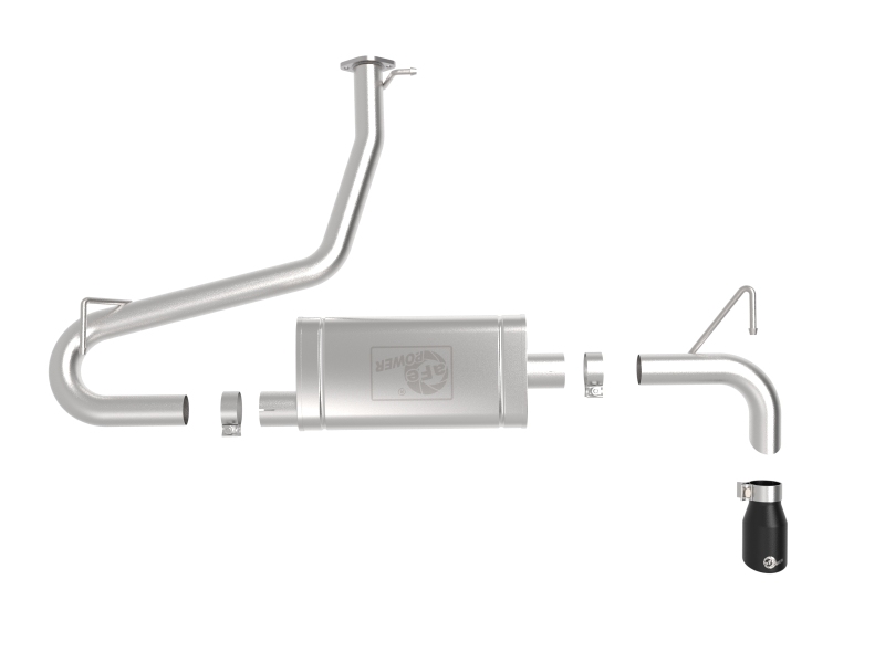 aFe Takeda 2.5in 304 SS Axle-Back Exhaust w/ Black Tips 18-22 Hyundai Kona L4-1.6L (t) AWD - Image 2