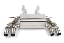 Dinan 19-21 BMW M2 Competition (F87) Free Flow Axleback Exhaust System w/X-Pipe - Black Tips - Image 7