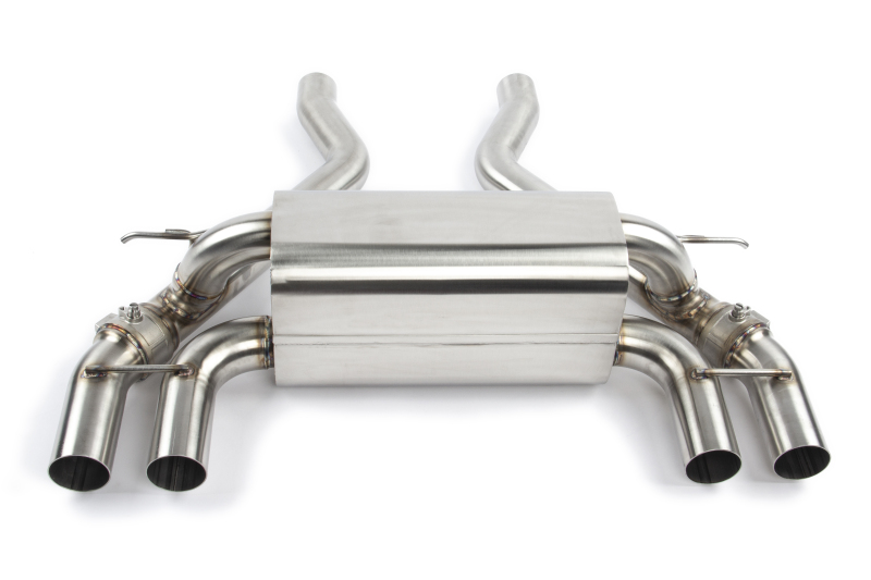 Dinan 19-21 BMW M2 Competition (F87) Free Flow Axleback Exhaust System w/X-Pipe - Black Tips - Image 7
