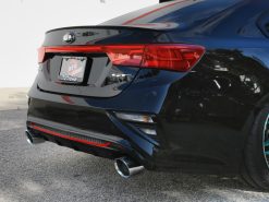 aFe Takeda 20-21 Kia Forte GT 1.6L (t) 3in to 2.5in SS Axle-Back Exhaust System w/ Polished Tips - Image 3