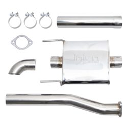 Alternative view of Injen 2016+ Toyota Tacoma L4 2.7L / V6 3.5L Stainless Steel High-Tuck Cat-Back Exhaust System