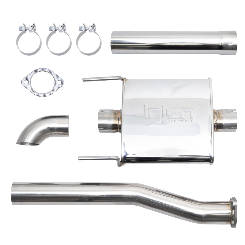 Injen 2016+ Toyota Tacoma L4 2.7L / V6 3.5L Stainless Steel High-Tuck Cat-Back Exhaust System - Image 2