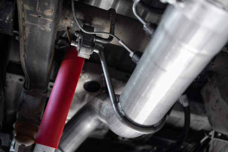 MBRP 2020+ GMC/Chevy 2500/3500 6.6L Duramax 4in Mand Bent Tubing AL-Ser Cat Back Single Side - Alum - Image 2