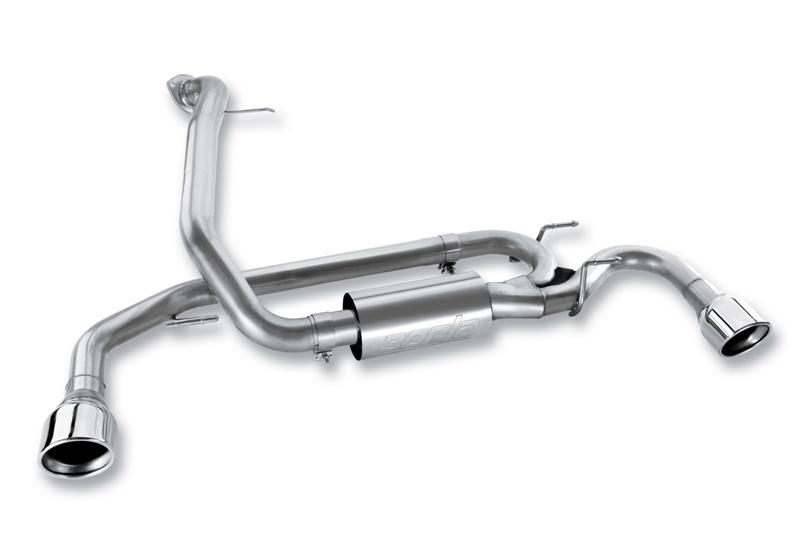 Borla 10-13 Mazda 3/Mazdaspeed 3 2.5L/2.3L Turbo FEW MT Hatchback SS Exhaust (rear section only) - Image 2