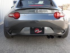 aFe Takeda 2-1/2in SS-304 Cat-Back Exhausts w/ Black Tip 16-19 Mazda MX-5 Miata ND 2.0T - Image 3