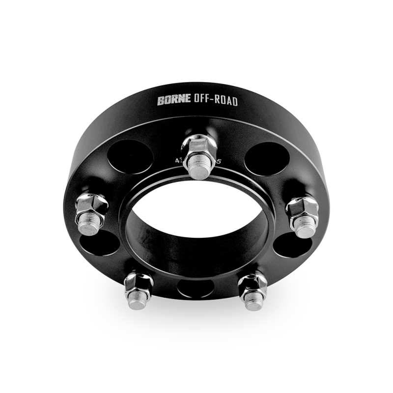 Mishimoto Borne Off-Road Wheel Spacers 5x150 110.1 38.1 M14 Black - Image 3
