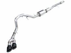 AWE Tuning 2021+ GMC Suburban/Yukon XL 5.3L 0FG Side Exit Catback Exhaust - Diamond Black Tips