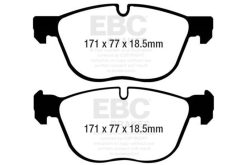 Alternative view of EBC 07-10 BMW X5 3.0 Yellowstuff Front Brake Pads
