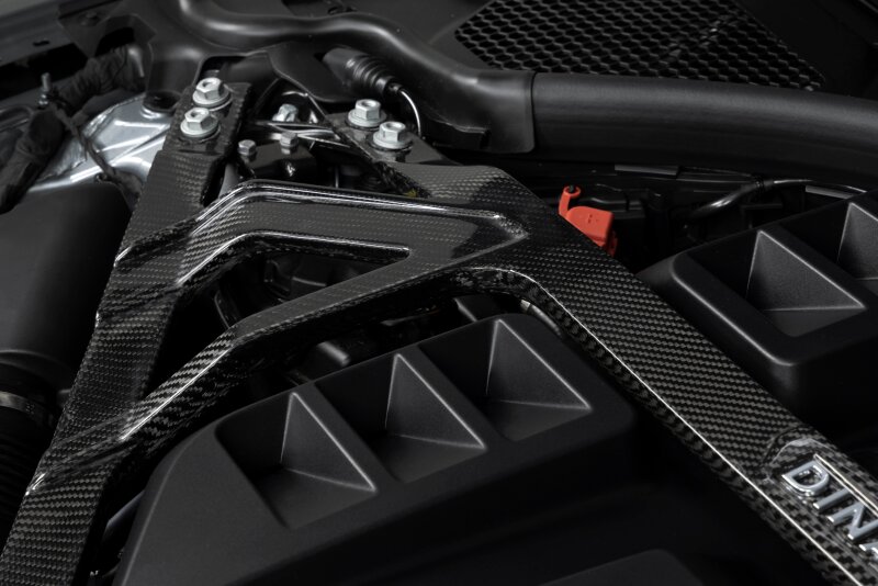 Dinan 21-27 BMW M2/M3/M4 (G80/G82/G83/G87) Gloss Carbon Fiber Strut Tower Brace - Front - Image 8