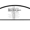 EBC 68-83 Fiat 124 1.6 Greenstuff Rear Brake Pads