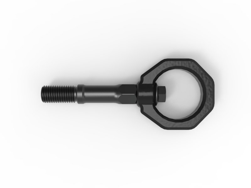 aFe Control Rear Tow Hook (Black) - Image 4