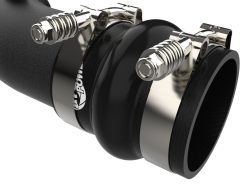 aFe 23-24 Ford F250/F350 Super Duty V8-6.7L BladeRunner 3 In. Aluminum Hot Charge Pipe- BLK - Image 5