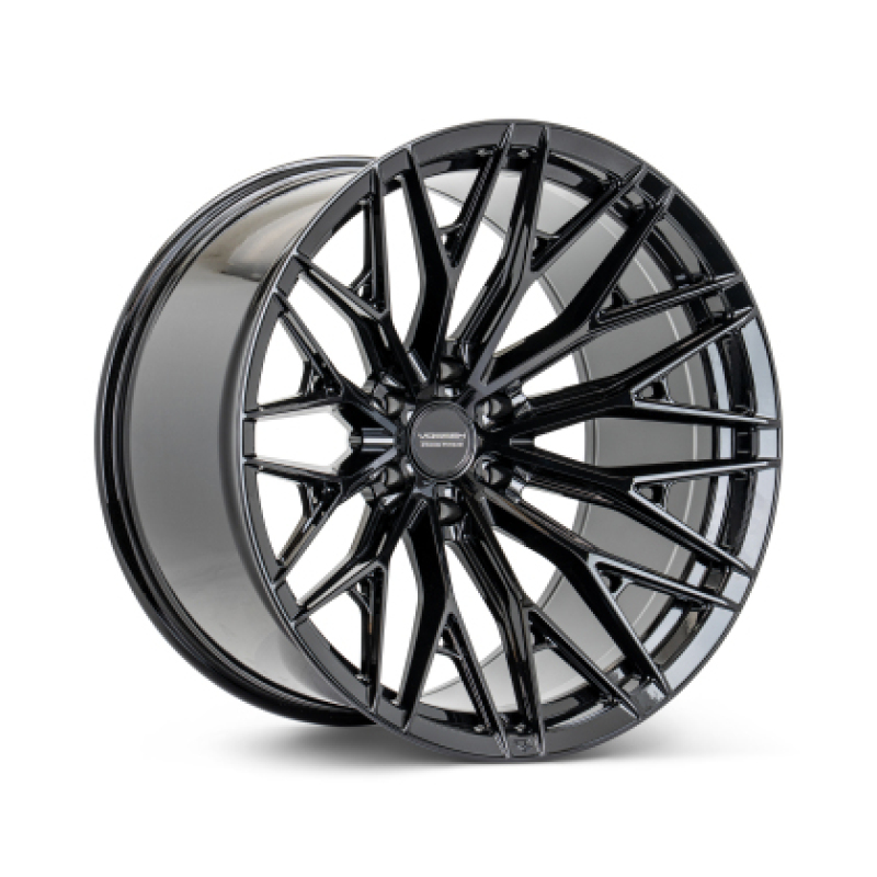 Vossen HFX-6 - 22x12 - 8x180 - ET-44 - Ultra Deep Face - 124.3 - Gloss Black Wheel