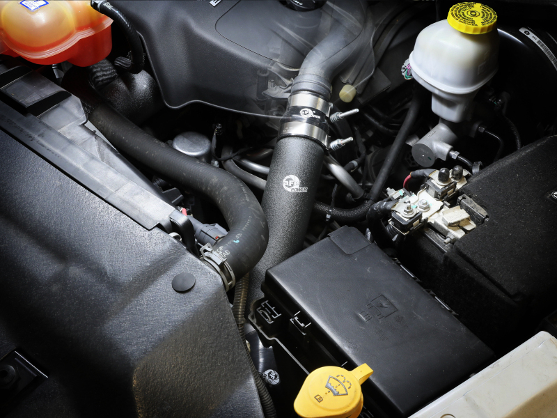 aFe 16-19 RAM 1500 V6 3.0L (TD) BladeRunner 3in Aluminum Hot Charge Pipe - Black - Image 7
