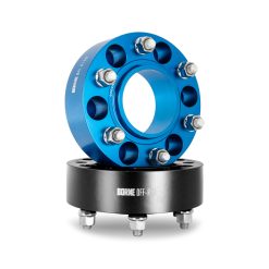 Alternative view of Mishimoto Borne Off-Road Wheel Spacers - 6x139.7 - 106 - 35mm - M12 - Blue