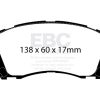 EBC 98-02 Subaru Forester 2.5 Redstuff Front Brake Pads