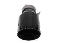 aFe MACH Force-Xp Universal Exhaust Tip 3 IN Inlet x 4-1/2 IN Outlet x 9 IN L- Black Tip - Image 3