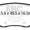 EBC 15+ Chrysler 200 2.4 Redstuff Rear Brake Pads