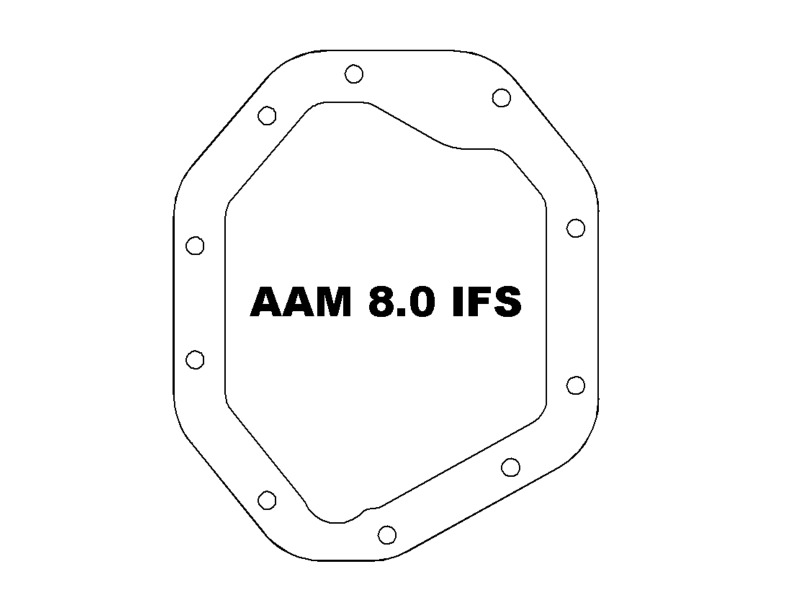 aFe 19-25 GM Trucks Front Diff Cover - Raw w/ Machined Fins - Image 6