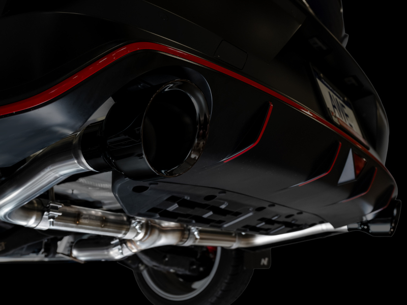 AWE Tuning 22-26 Hyundai Elantra N Track Edition Cat-Back Exhaust - Diamond Black Tips - Image 14