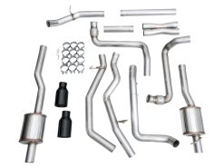 AWE Tuning 2025+ RAM 1500 3.0TT Rebel 0FG Cat-Back Exhaust w/ Diamond Black Tips - Image 9