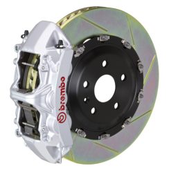 Brembo 24+ BMW M30i/530i XDrive Front GT BBK 6 Piston Cast 380x34 2pc Rotor Slotted Type-1 - Silver