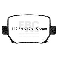 EBC 2020+ Tesla Model Y / 18-22 Tesla Model 3 Yellowstuff Rear Brake Pads - Image 3