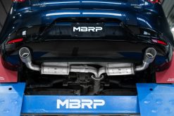 MBRP 19-23 Mazda 3 Hatchback T304SS 2.5in Axle-Back, Dual Rear Exit w/Carbon Fiber Tips - Image 4
