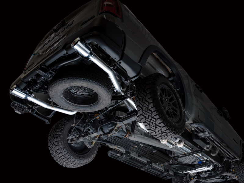 AWE Tuning 2025+ RAM 1500 3.0TT Rebel 0FG Cat-Back Exhaust w/ Chrome Silver Tips - Image 12
