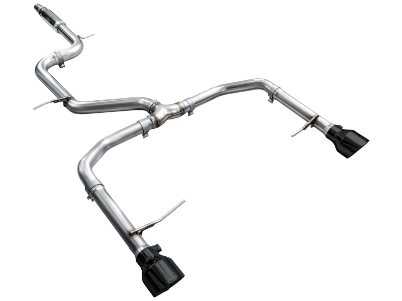 AWE Tuning 22-25 Volkswagen Jetta GLI Track Edition Exhaust - Diamond Black Tips - Image 11
