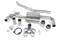 Dinan 16-23 BMW X1/X2 xDrive28i (F48/F39) Valved Axleback Exhaust System - Polished Tips