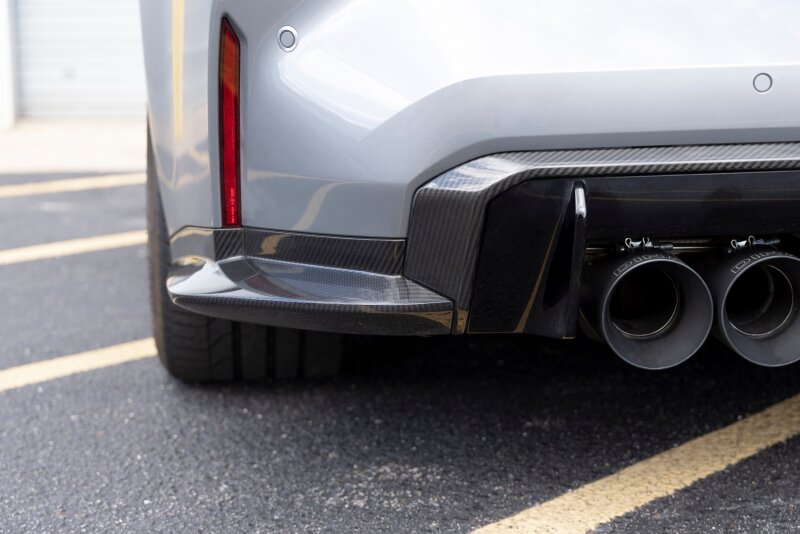 Dinan 21-27 BMW M3 (G80) Carbon Fiber Rear Side Splitters - Set - Image 3