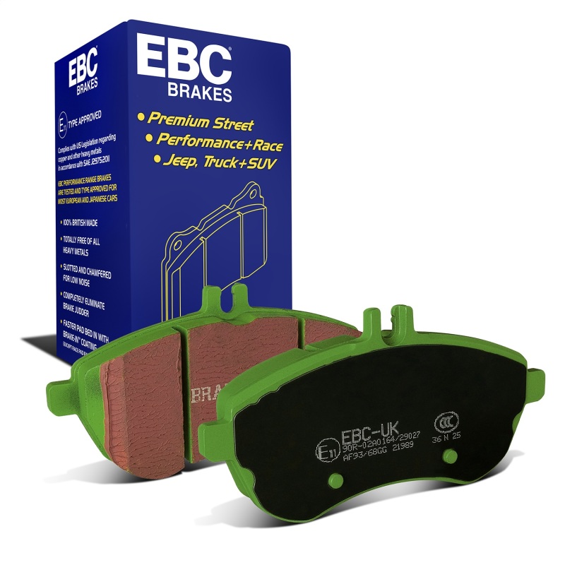 EBC 12-14 Mercedes-Benz C250 (W204) 1.8 Turbo Greenstuff Front Brake Pads