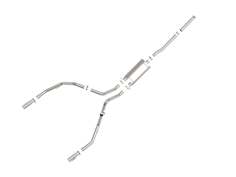 aFe Apollo GT Series Cat-Back Exhaust GM Trucks 09-18 V6-4.3L/V8-4.8/5.3L-Dual Rear Exit Polish Tips - Image 5