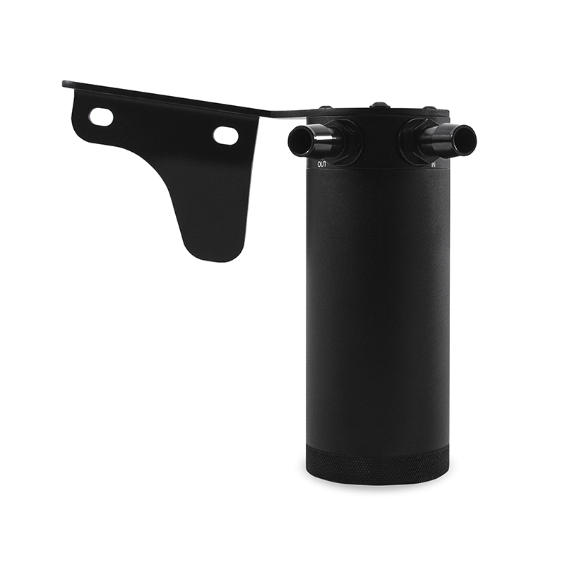 Mishimoto 07-13 Mazda Mazdaspeed3 Baffled Oil Catch Can Kit - Black (PCV Side) - Image 2