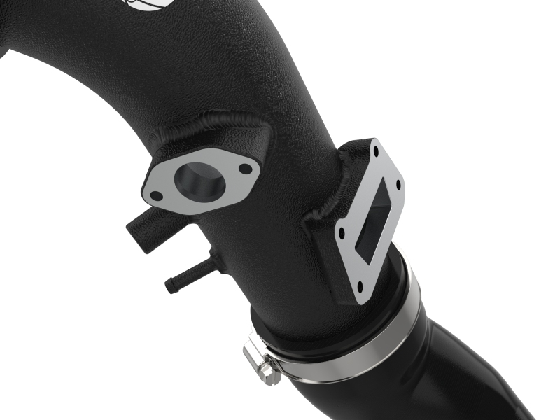 aFe 22-23 Hyundai Kona N L4 2.0L (t) BladeRunner Aluminum Hot and Cold Charge Pipe Kit - Black - Image 5